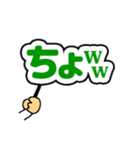 プラカード日常短語編（個別スタンプ：6）