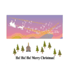 クリスマスグリーティングカード 01（個別スタンプ：7）