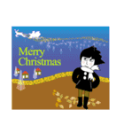 クリスマスグリーティングカード 01（個別スタンプ：14）