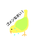 インコと猫（個別スタンプ：27）