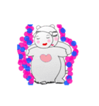 濃い恋クマたんのLOVE（個別スタンプ：5）