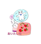 濃い恋クマたんのLOVE（個別スタンプ：6）
