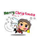 Hana Miko. Merry Christmas.（個別スタンプ：12）