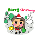 Hana Miko. Merry Christmas.（個別スタンプ：38）