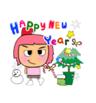 Miko Kami. Merry Christmas..（個別スタンプ：6）