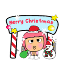 Miko Kami. Merry Christmas..（個別スタンプ：9）