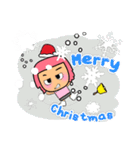 Miko Kami. Merry Christmas..（個別スタンプ：18）