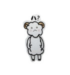 ヒツジくん(1)（個別スタンプ：1）