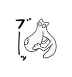 キューちゃんと猫のレッド（個別スタンプ：4）