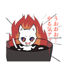 白玉猫ぜんざい（個別スタンプ：12）