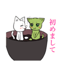 白玉猫ぜんざい（個別スタンプ：18）
