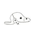 馬と魚のシュールなスタンプ（個別スタンプ：28）