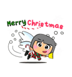 Maruko. Merry Christmas.（個別スタンプ：35）