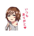 冬月グループスタンプ1（個別スタンプ：3）