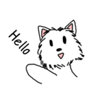 Terrain The westie "English version"（個別スタンプ：1）