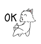 Terrain The westie "English version"（個別スタンプ：10）