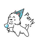 Terrain The westie "English version"（個別スタンプ：13）