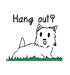 Terrain The westie "English version"（個別スタンプ：22）