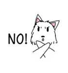 Terrain The westie "English version"（個別スタンプ：30）