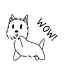 Terrain The westie "English version"（個別スタンプ：34）