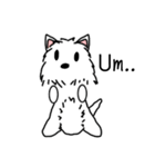 Terrain The westie "English version"（個別スタンプ：40）