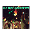 クリスマスのイルミネーション日本語Ver（個別スタンプ：16）