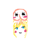 ハッピーなモモちゃん（個別スタンプ：3）