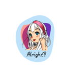 Adopt a Biggles Giggle Girls -meet Daisy（個別スタンプ：9）