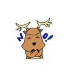 あいさつ”しかおくん”（個別スタンプ：2）