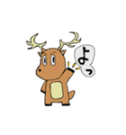 あいさつ”しかおくん”（個別スタンプ：4）