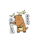 あいさつ”しかおくん”（個別スタンプ：12）