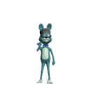 Dancing Blue Rabbit（個別スタンプ：11）