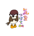スズメのキリちゃん、楽しい生活2（個別スタンプ：3）