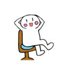 しろくんとどうぶつ（個別スタンプ：7）