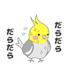 たっぷりオカメインコ（個別スタンプ：28）