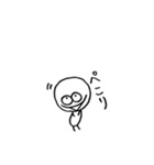 色白な人（末っ子スタイル）棒人間（個別スタンプ：24）
