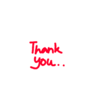 Thank you etc.（個別スタンプ：1）
