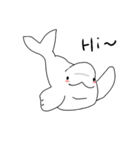 Simple Beluga（個別スタンプ：1）
