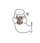 Simple Beluga（個別スタンプ：8）