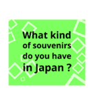 日本について・日常生活の質問～英会話編～（個別スタンプ：9）