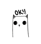 Paper cat, kari (kor)（個別スタンプ：5）