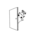 Paper cat, kari (kor)（個別スタンプ：10）
