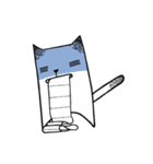Paper cat, kari（個別スタンプ：15）