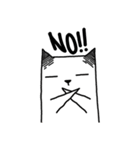 Paper cat, kari（個別スタンプ：24）