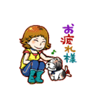 カラフルなファンタジー物語な人たち（個別スタンプ：5）
