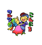 カラフルなファンタジー物語な人たち（個別スタンプ：6）