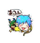 カラフルなファンタジー物語な人たち（個別スタンプ：35）
