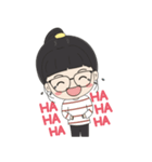 Glasses Girl Chuku（個別スタンプ：11）