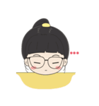 Glasses Girl Chuku（個別スタンプ：20）