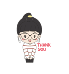 Glasses Girl Chuku（個別スタンプ：22）
